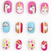 Детские накладные ногти &laquo;Мечта единорога&raquo;, 12 шт.