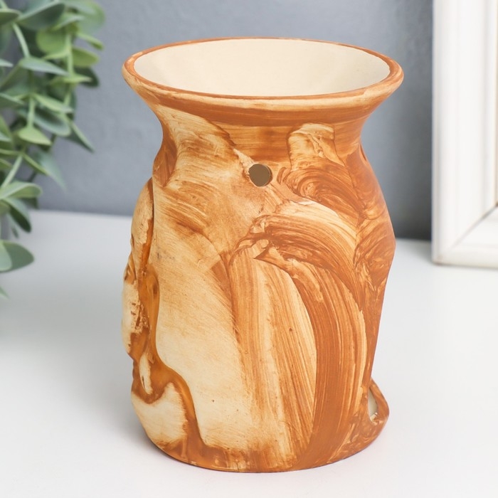 Аромалампа керамика  Аромалампа керамика "Довольный Хотей" МИКС 9,5х9,5х12 см