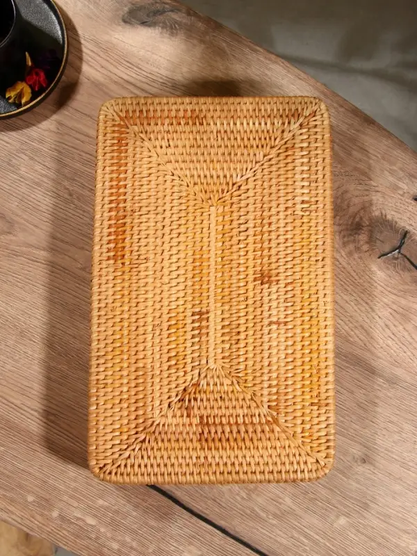 Поднос, 36&times;23&times;5 см, ротанг