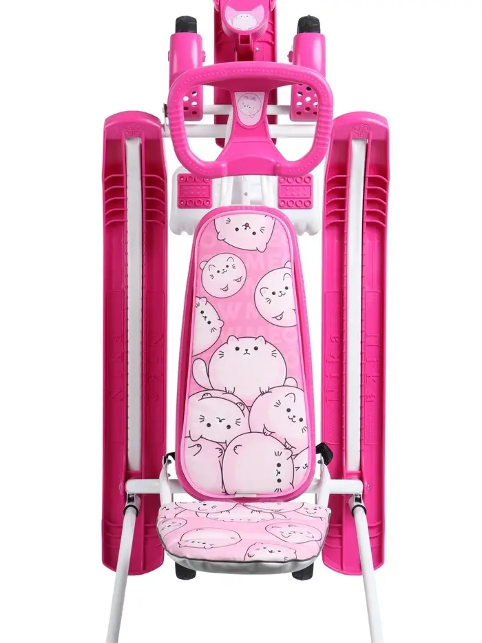 Снегокат «Котики», с родительской ручкой, со спинкой, розовый, ТС6-СЛ/К Snow Cat Снегокат «Котики», с родительской ручкой, со спинкой, розовый, ТС6-СЛ/К Snow Cat