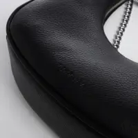 Сумка женская багет TEXTURA на молнии, 28&times;7&times;26 см, чёрная