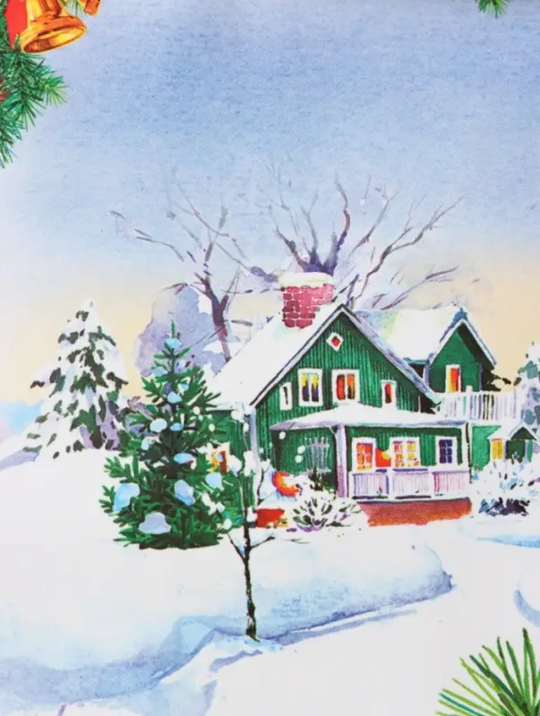 Пакет подарочный новогодний &laquo;Снегирь на ветке&raquo;, 11.5&times;14.5&times;6.5 см