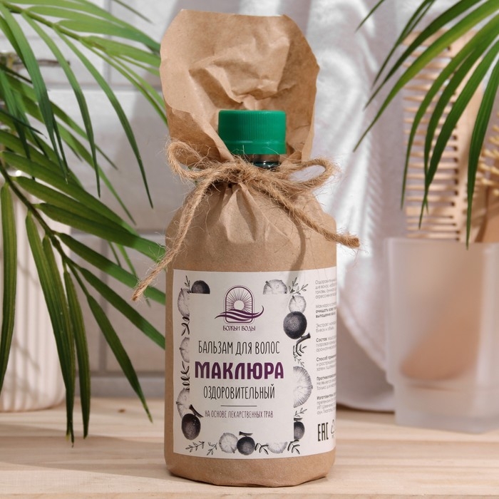 Бальзам для волос Маклюра  Бальзам для волос Маклюра "Божьи Воды" на основе лекарственных трав, 500 мл