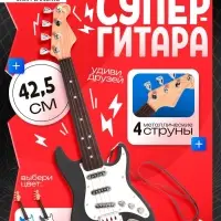 Игрушка музыкальная ZABIAKA &laquo;Гитара рокер&raquo;, звуковые эффекты, чёрная