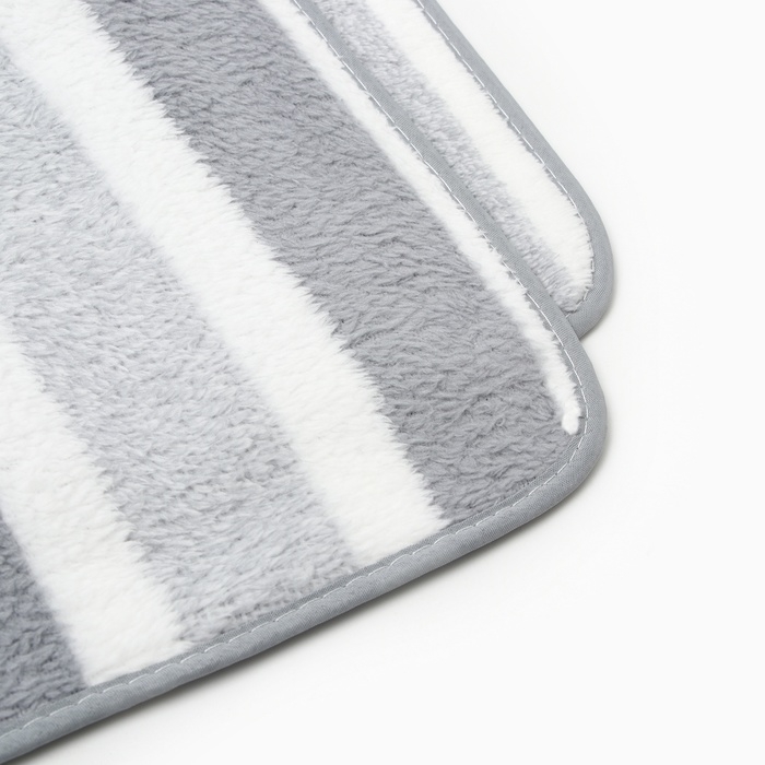 Полотенце банное Этель Полотенце банное Этель "Геометрия", цв. серый, 70х140 см, 100% п/э, 240 г/м2