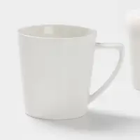 Кружки Magistro White Snow, набор 2 шт., 340 мл, фарфор, белые