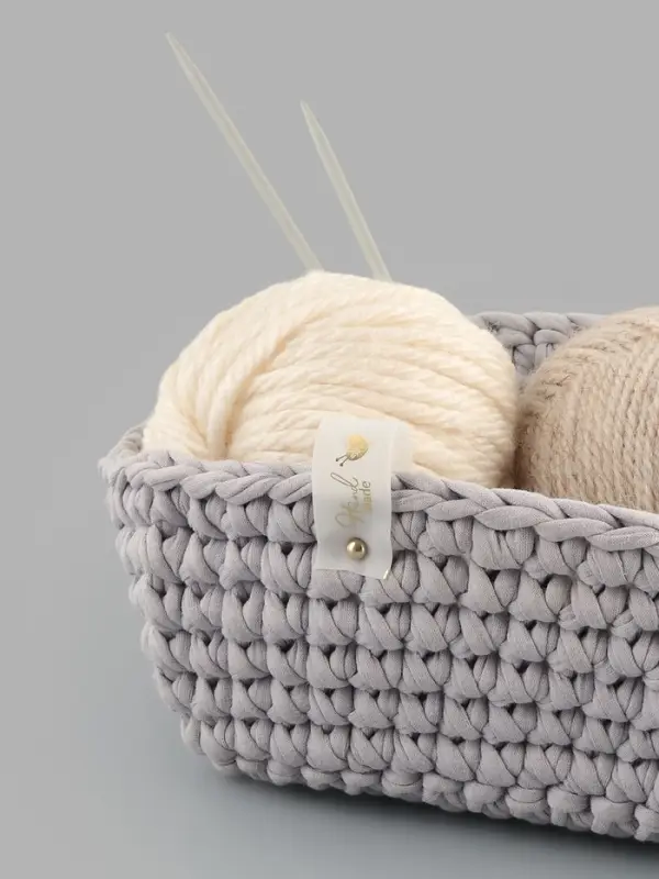 Бирка с кнопкой Hand made, 8&times;1.8 см, 10 шт., цвет золотой, белый