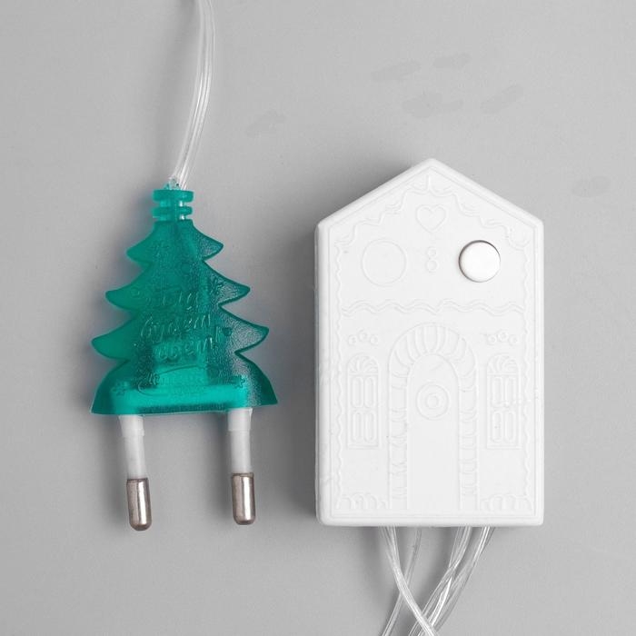 Гирлянда «Нить» 10 м, IP20, прозрачная нить, 100 LED, свечение мульти, 8 режимов, 220 В Гирлянда «Нить» 10 м, IP20, прозрачная нить, 100 LED, свечение мульти, 8 режимов, 220 В