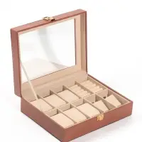 Шкатулка под часы &laquo;Гладкость&raquo;, 6 отделений, 25.5&times;20&times;7.5 см