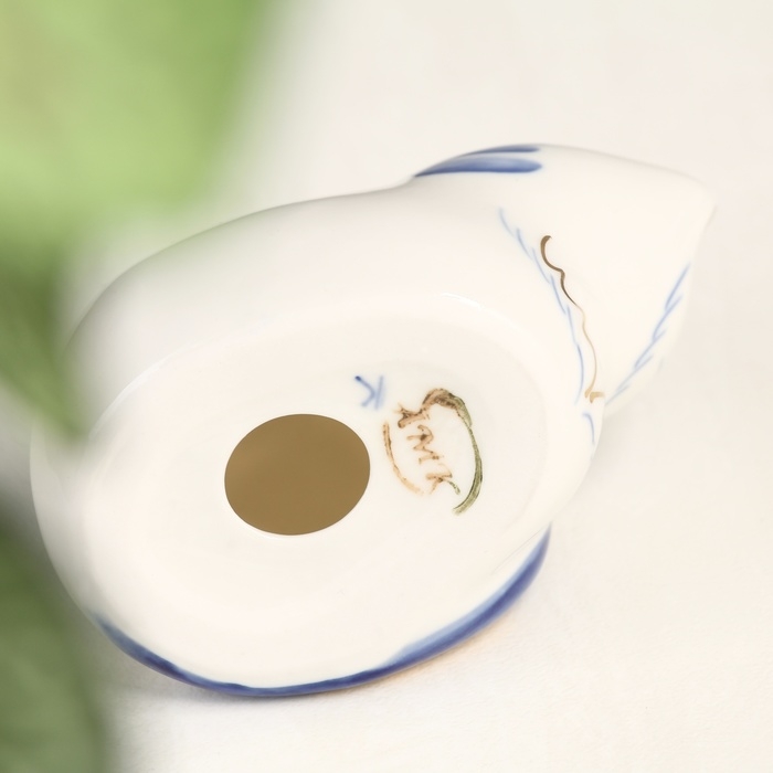 Сувенир Сувенир "Мурка", 7 х 4,5 х 6 см, гжель, кобальт, золото