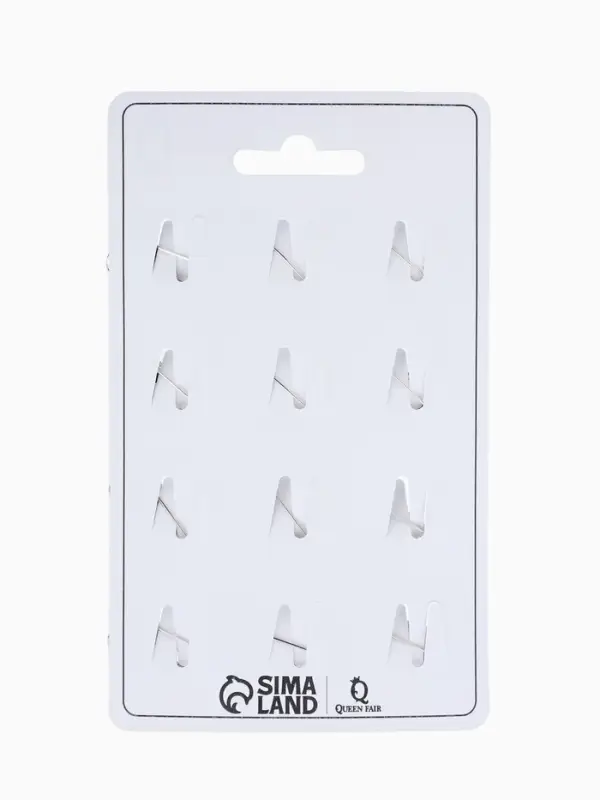 Брошь-оберег "Пёрышко",  (фас 12шт), цвет МИКС