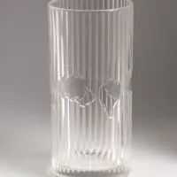 Ваза для цветов &laquo;Вигдис&raquo;, 24.5&times;12 см, стекло, прозрачная