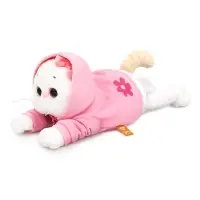 Мягкая игрушка "Ли-Ли в худи с цветочком" лежачая, 18 см LKl18-002 Мягкая игрушка "Ли-Ли в худи с цветочком" лежачая, 18 см LKl18-002