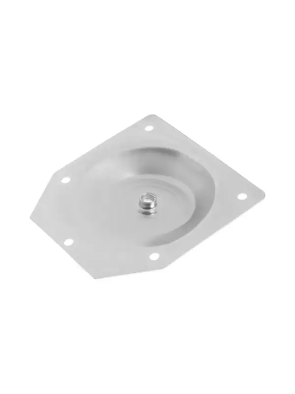 Крепления для мебельных ножек CAPPIO, 100&times;100 мм с закладной гайкой М8, угол14*, 4 шт.