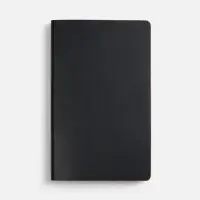 Ежедневник Trait, недатированный, черный с оранжевым