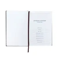 Ежедневник недатир А5 160л Небраска черный