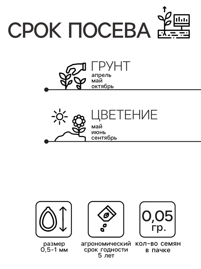 Семена цветов Обриета "Пурпурный каскад", ц/п,  0,05 г Семена цветов Обриета "Пурпурный каскад", ц/п,  0,05 г