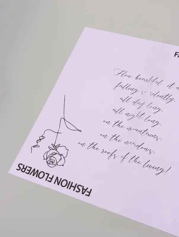 Пленка флористическая, &laquo;До полуночи&raquo;, светло - сиреневая, в листах, 58&times;58 см