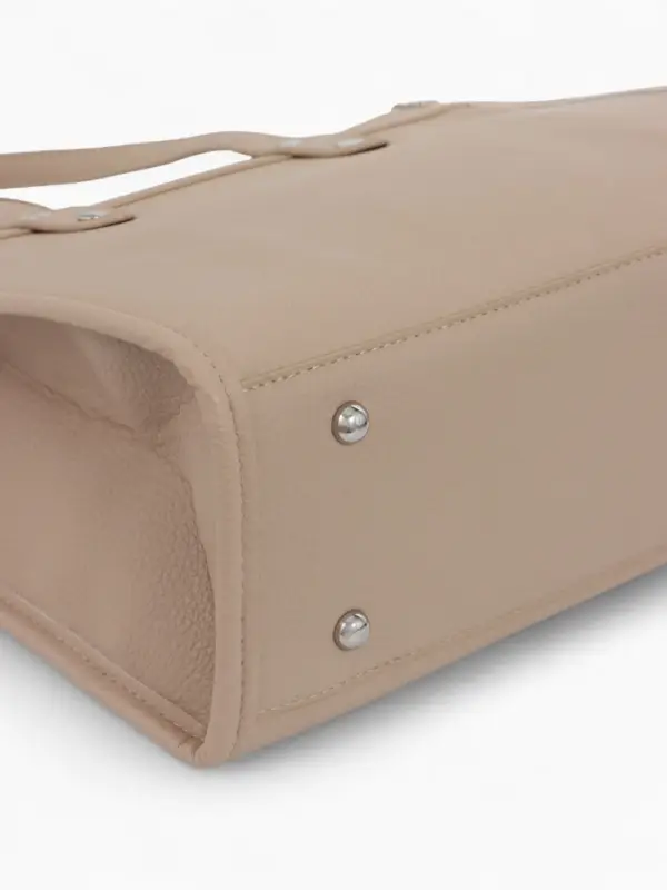 Сумка женская тоут TEXTURA на молнии, с кошельком, 30&times;10&times;24 см, бежевый