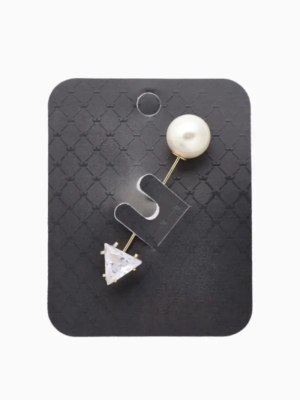 Булавка &laquo;Стрела&raquo;, 5 см, белая в золоте