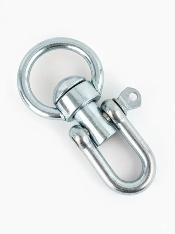 Вертлюг бычий со скобой (длина 10.5 см, ширина 5.5 см) 2 шт. Вертлюг бычий со скобой (длина 10.5 см, ширина 5.5 см) 2 шт.