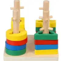 Развивающий деревянный сортер