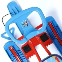 Снегокат &laquo;Тимка спорт 1+&raquo; Sportcar, голубой, красный, TC1+/SC Nika Kids