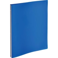 Папка с зажимом метал. Attache 20мм Label синий