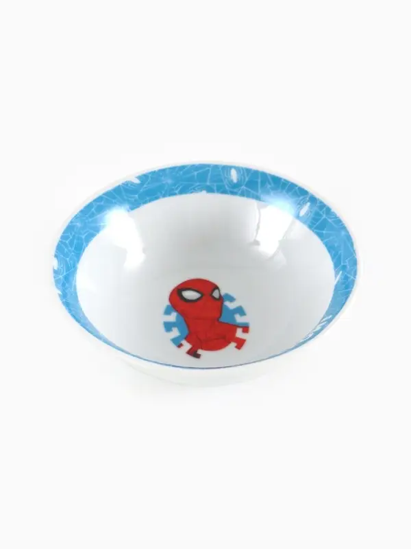 Набор посуды керамической детской, 3 предмета: кружка 200 мл, тарелка 19 см, салатник 250 мл, &laquo;Ты - супергерой&raquo;