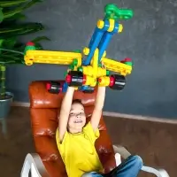 Конструктор пластиковый &laquo;Авиагруппа&raquo;, 5 в 1, 121 деталей