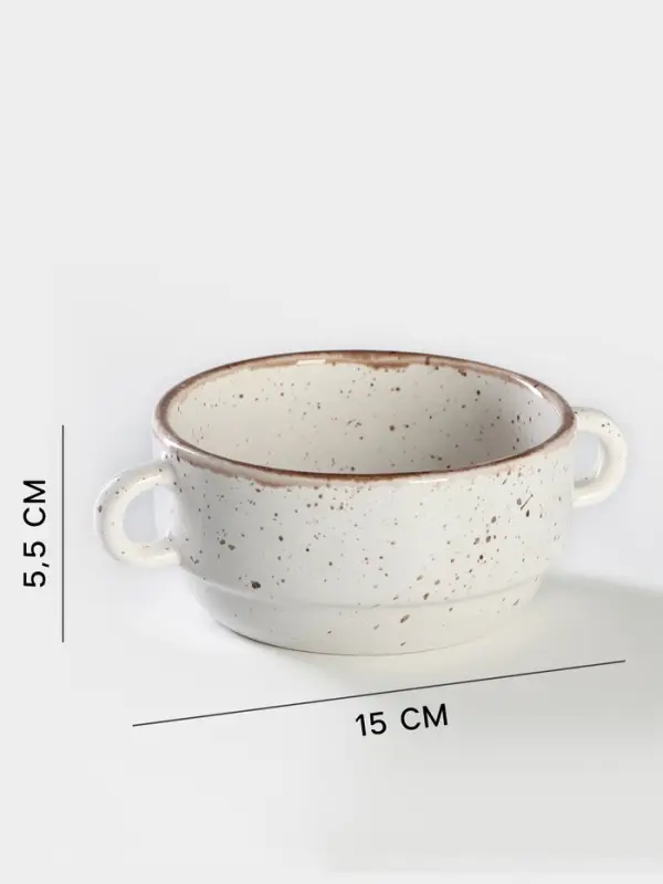 Бульонница фарфоровая Punto bianca, 300 мл, 11.5&times;5.5 см