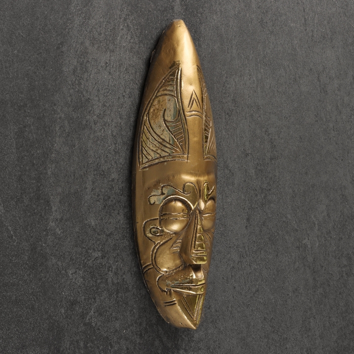 Подвесной декор Подвесной декор "Маска" 18,5х5х10см, бронза