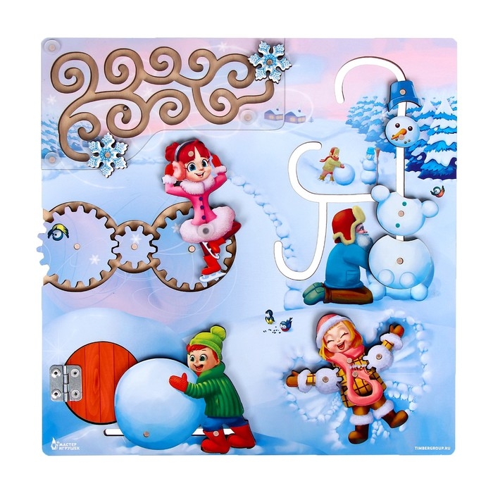 Бизиборд «Снежные выходные» Бизиборд «Снежные выходные»