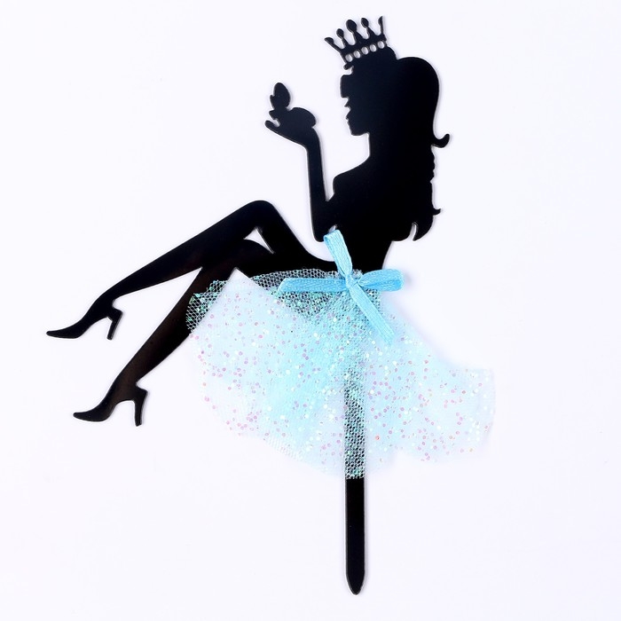 Топпер «Девушка» с короной Топпер «Девушка» с короной