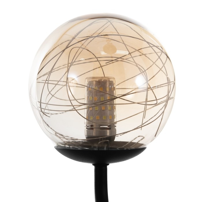 Люстра Люстра "Мирбис" 12хLED 80Вт 6хG9 черный 120х120х59см BayerLux