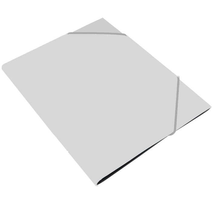 Папка на резинке А4, 500 мкм, Calligrata, корешок 15 мм, до 100 листов, белая Папка на резинке А4, 500 мкм, Calligrata, корешок 15 мм, до 100 листов, белая