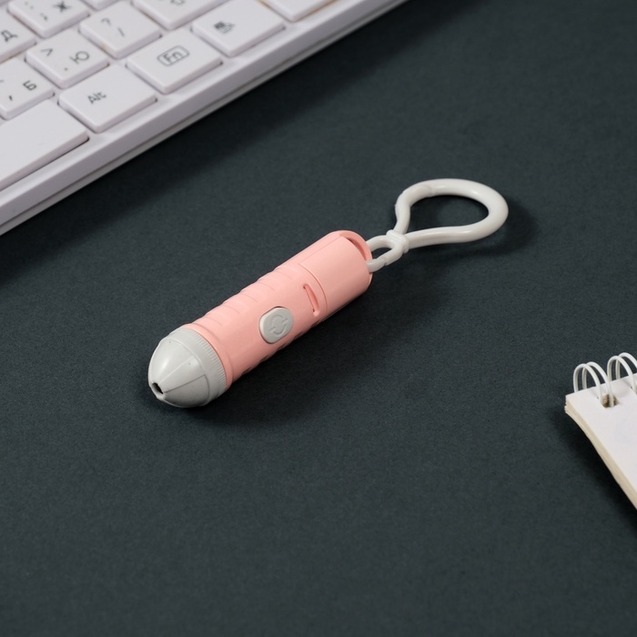 Указка лазерная пластик Указка лазерная пластик "Нежно-розовая" LR44х3 шт 1,6х1,6х6,5 см