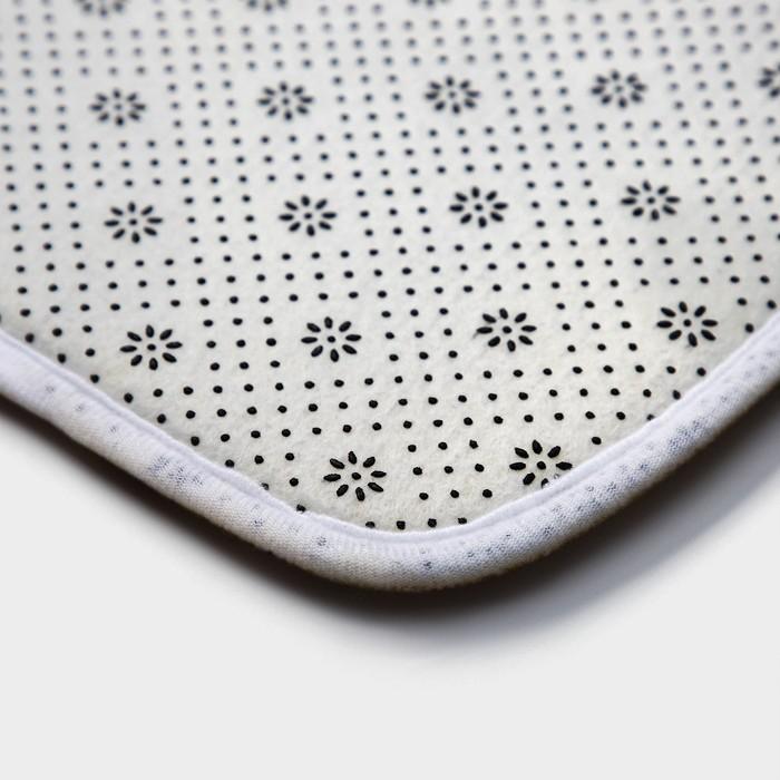 Коврики для ванной и туалета Доляна «Ракушки на песке», 3 шт: 35×39 см, 40×50 см, 45×75 см