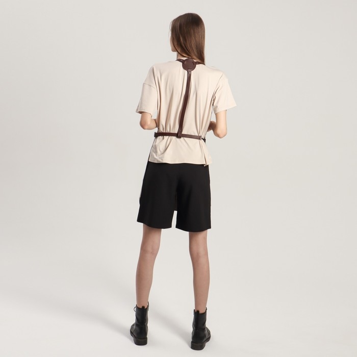 Фартук для мастера, цвет серый/коричневый Фартук для мастера, цвет серый/коричневый