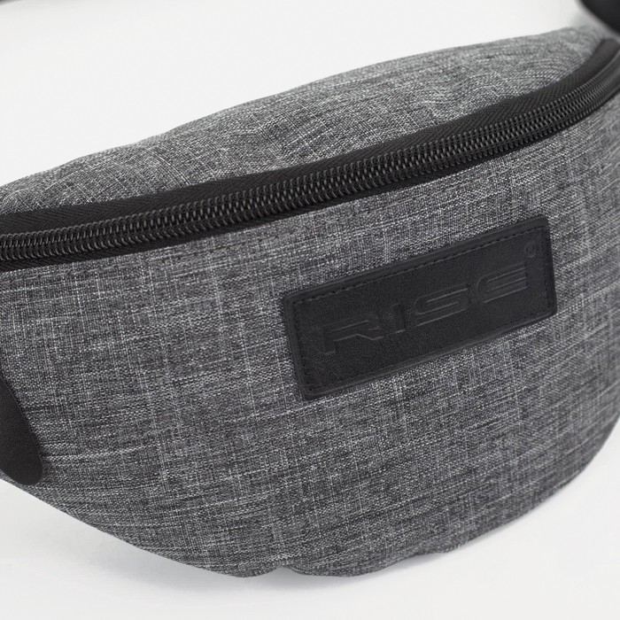 Сумка поясная на молнии, цвет серый Сумка поясная на молнии, цвет серый