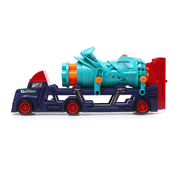 Грузовик Truckblaster, стреляет мягкими пулями, с машинками, пусковая установка