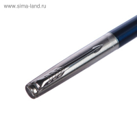 Ручка перьевая Parker Jotter Core F63 Royal Blue CT M, корпус из нержавеющей стали