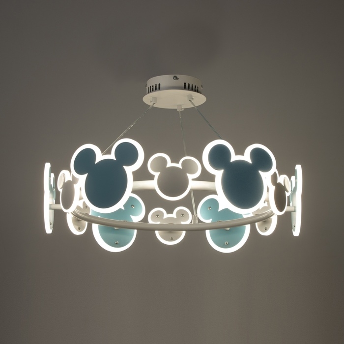Люстра Люстра "Микки" LED 36Вт 4000К синий 58х58х60см