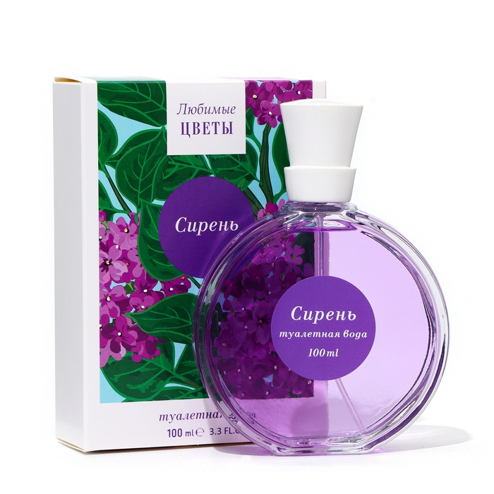 Туалетная вода женская Туалетная вода женская "Любимые цветы" сирень, 100 мл