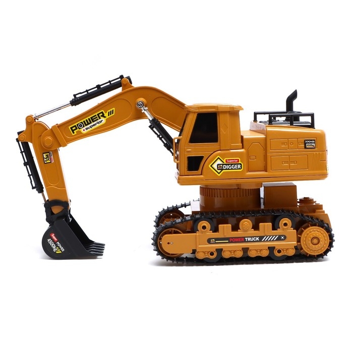 Экскаватор радиоуправляемый «Стройка», подвижный ковш, работает от аккумулятора Экскаватор радиоуправляемый «Стройка», подвижный ковш, работает от аккумулятора