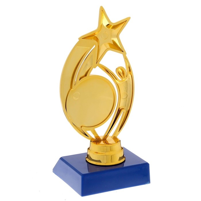Наградная фигура «Звезда с человеком», подставка пластик синяя, 15 х 6,3 х 6,3 см. Наградная фигура «Звезда с человеком», подставка пластик синяя, 15 х 6,3 х 6,3 см.