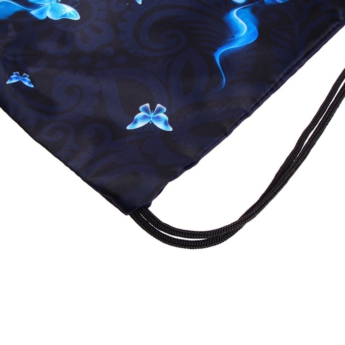 Мешок для обуви 420 х 340 мм, Calligrata МСО-5С, (мягкий полиэстер, плотность 210D),  Мешок для обуви 420 х 340 мм, Calligrata МСО-5С, (мягкий полиэстер, плотность 210D), "Бабочки 2"