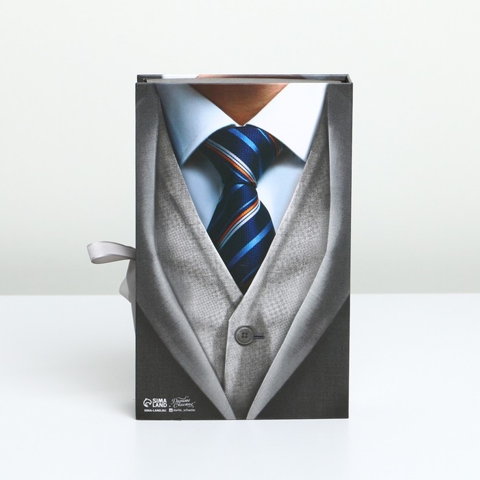 Коробка - книга, упаковка подарочная, «Мужской костюм», 20 х 12,5 х 5 см Коробка - книга, упаковка подарочная, «Мужской костюм», 20 х 12,5 х 5 см