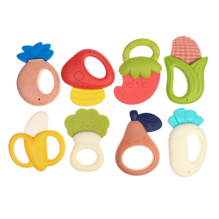 Набор погремушек «Растем вместе» с эластичными элементами, 8 шт, цвет МИКС, Крошка Я Набор погремушек «Растем вместе» с эластичными элементами, 8 шт, цвет МИКС, Крошка Я