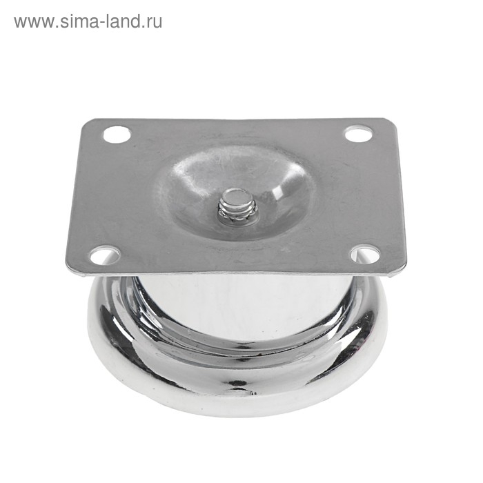 Опора мебельная 50*40 мм (В-140) 0,6 мм, хром /100/ Опора мебельная 50*40 мм (В-140) 0,6 мм, хром /100/